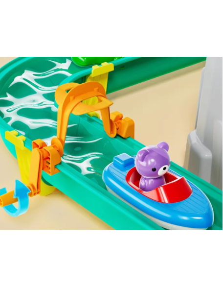 Extra Large Magnetic Fishing Set Children's Water Park Water Toy Multifunctional Fishing Platform Puzzle for Boys and Girls