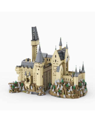 BuildMOC Harry Potter Chinese puzzle 71043MOC-30884 scene expansion super large and difficult toy