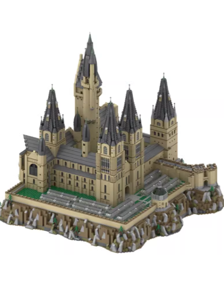 BuildMOC Harry Potter Chinese puzzle 71043MOC-30884 scene expansion super large and difficult toy