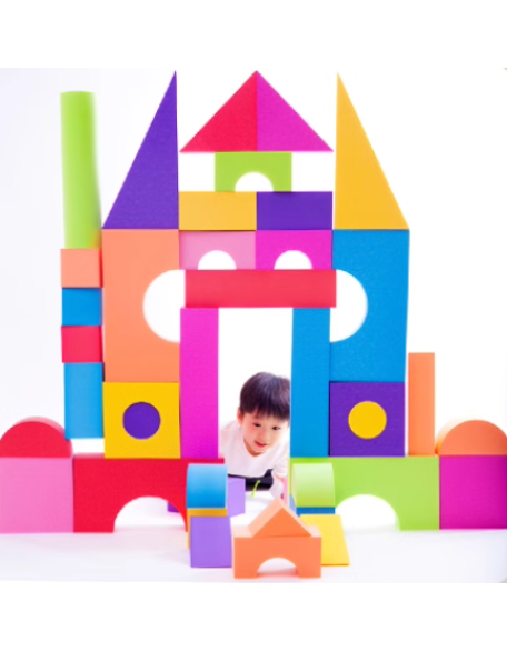 Silfo soft foam building blocks extra large model-year-old children's kindergarten educational toys giant size six